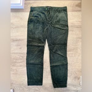 Brand new, Green Corduroy Pants, waist size 30